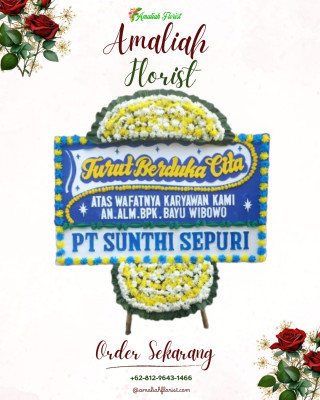 Papan Bunga Duka di Malendeng
